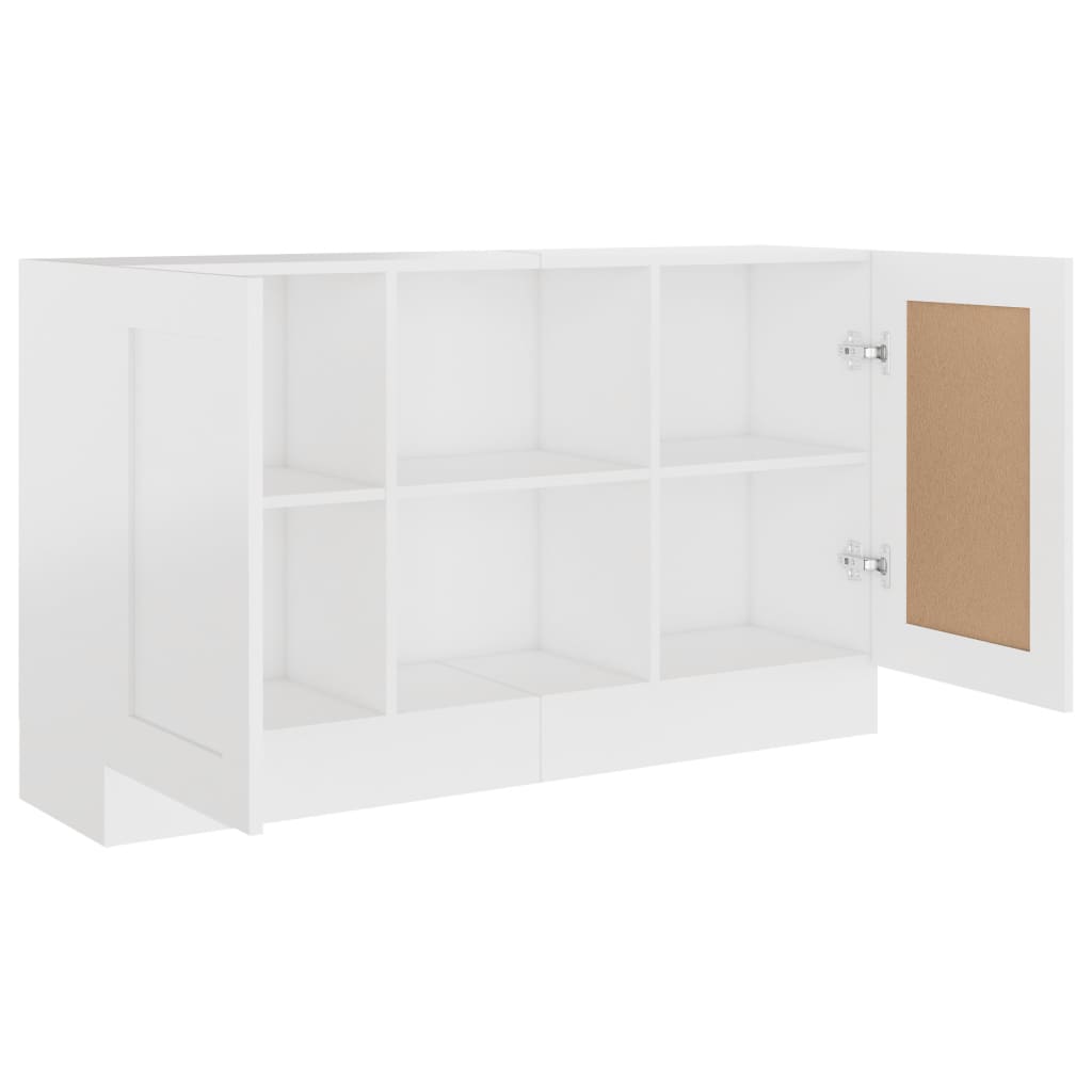HKH Aparador Moderno de derivados de Madera, Mdf 120 X 30,5 X 70 Cm - Blanco