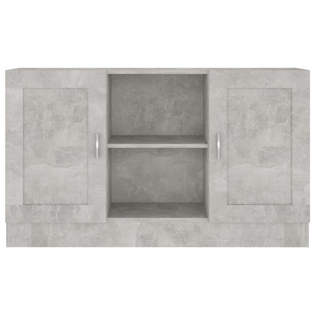Aparador Moderno HKH en derivados de madera, MDF 120 X 30,5 X 70 Cm - Gris Cemento
