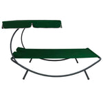 HKH Espreguiçadeira Com Toldo E Almofadas - Verde