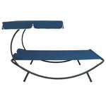 HKH Espreguiçadeira Com Toldo E Almofadas - Azul