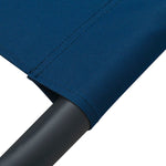 HKH Espreguiçadeira Com Toldo E Almofadas - Azul