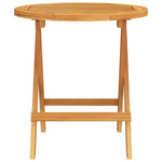 HKH Mesa de Bistrô Ã˜46x47 Cm Madeira de Acácia Maciça - Marrom
