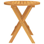 HKH Mesa de Bistrô Ã˜46x47 Cm Madeira de Acácia Maciça - Marrom