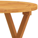 HKH Mesa de Bistrô Ã˜46x47 Cm Madeira de Acácia Maciça - Marrom