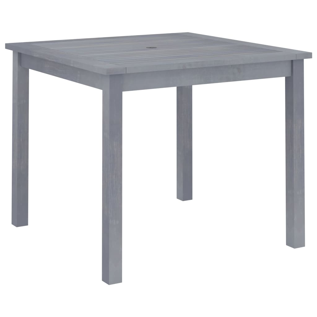 HKH Mesa de Jantar para Jardim Madeira de Acácia Maciça - Cinzento