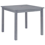 HKH Mesa de Jantar para Jardim Madeira de Acácia Maciça - Cinzento