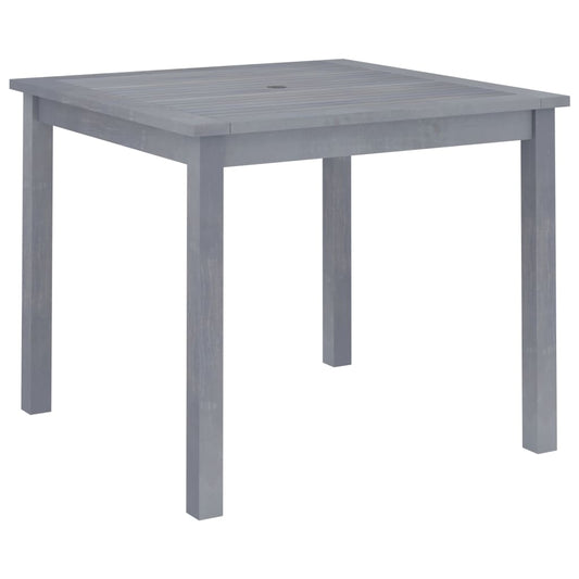 HKH Mesa de Jantar para Jardim Madeira de Acácia Maciça - Cinzento