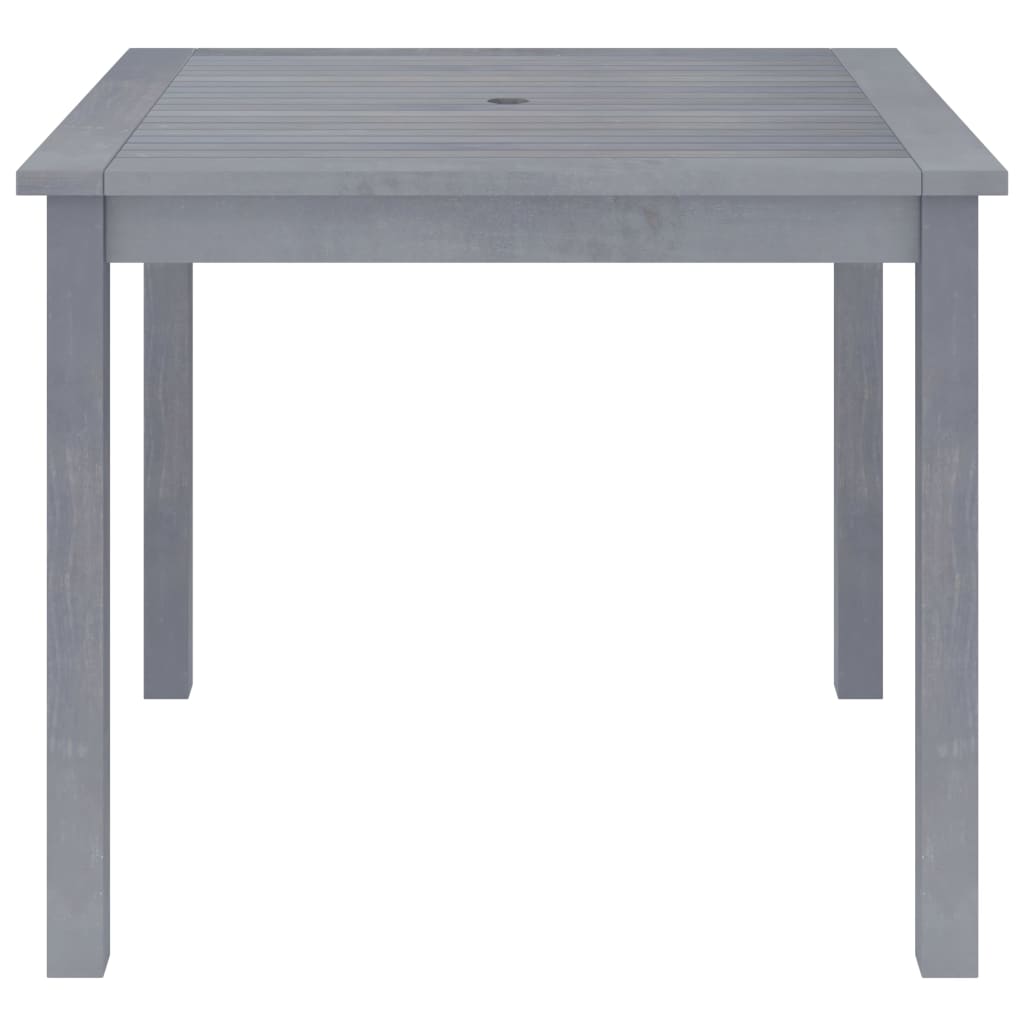 HKH Mesa de Jantar para Jardim Madeira de Acácia Maciça - Cinzento