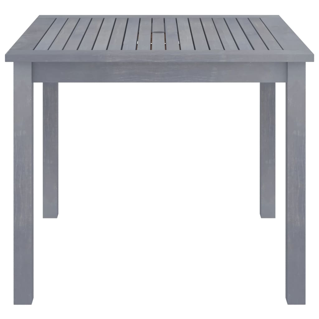 HKH Mesa de Jantar para Jardim Madeira de Acácia Maciça - Cinzento