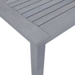 HKH Mesa de Jantar para Jardim Madeira de Acácia Maciça - Cinzento