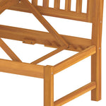 HKH Sofá-cama Com Almofadão 200x60x75 Cm Pinho Maciço Cinza - Marrom