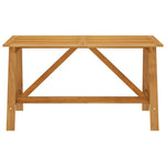 HKH Mesa de Jantar P/ Jardim 140x70x73,5cm Madeira de Acácia Maciça - Marrom
