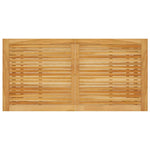 HKH Mesa de Jantar P/ Jardim 140x70x73,5cm Madeira de Acácia Maciça - Marrom