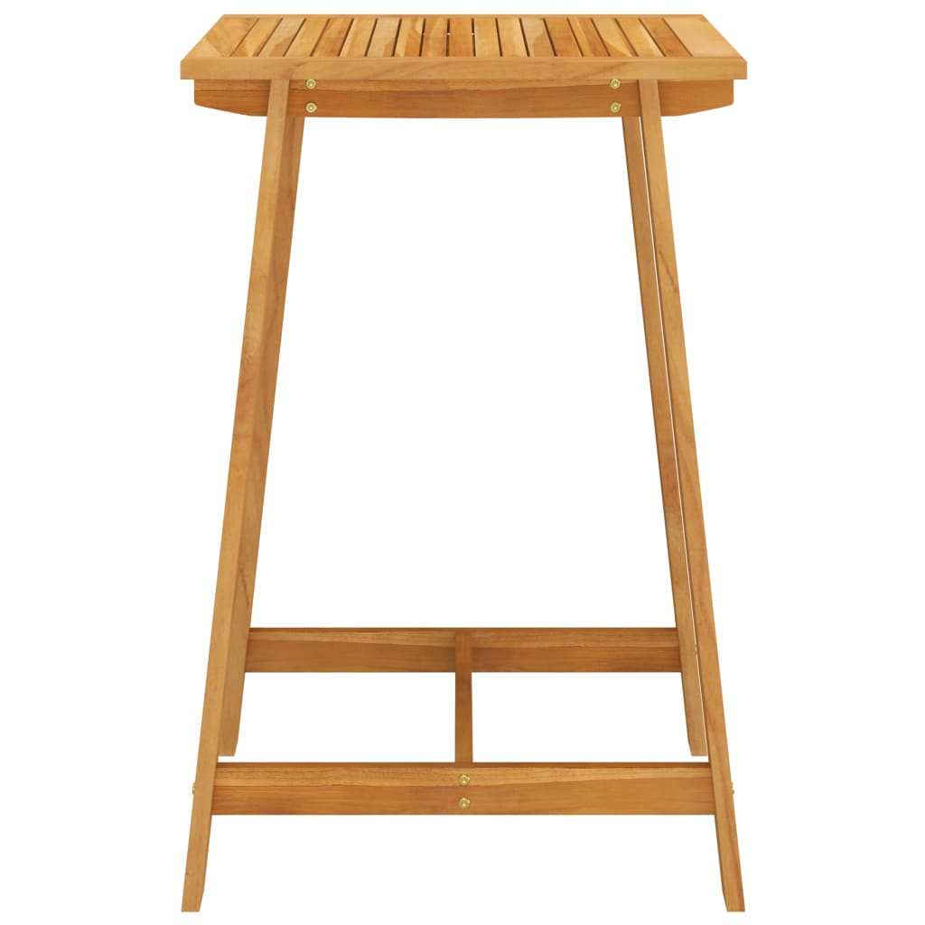 HKH Mesa de Bar para Jardim Madeira de Acácia Maciça - Marrom