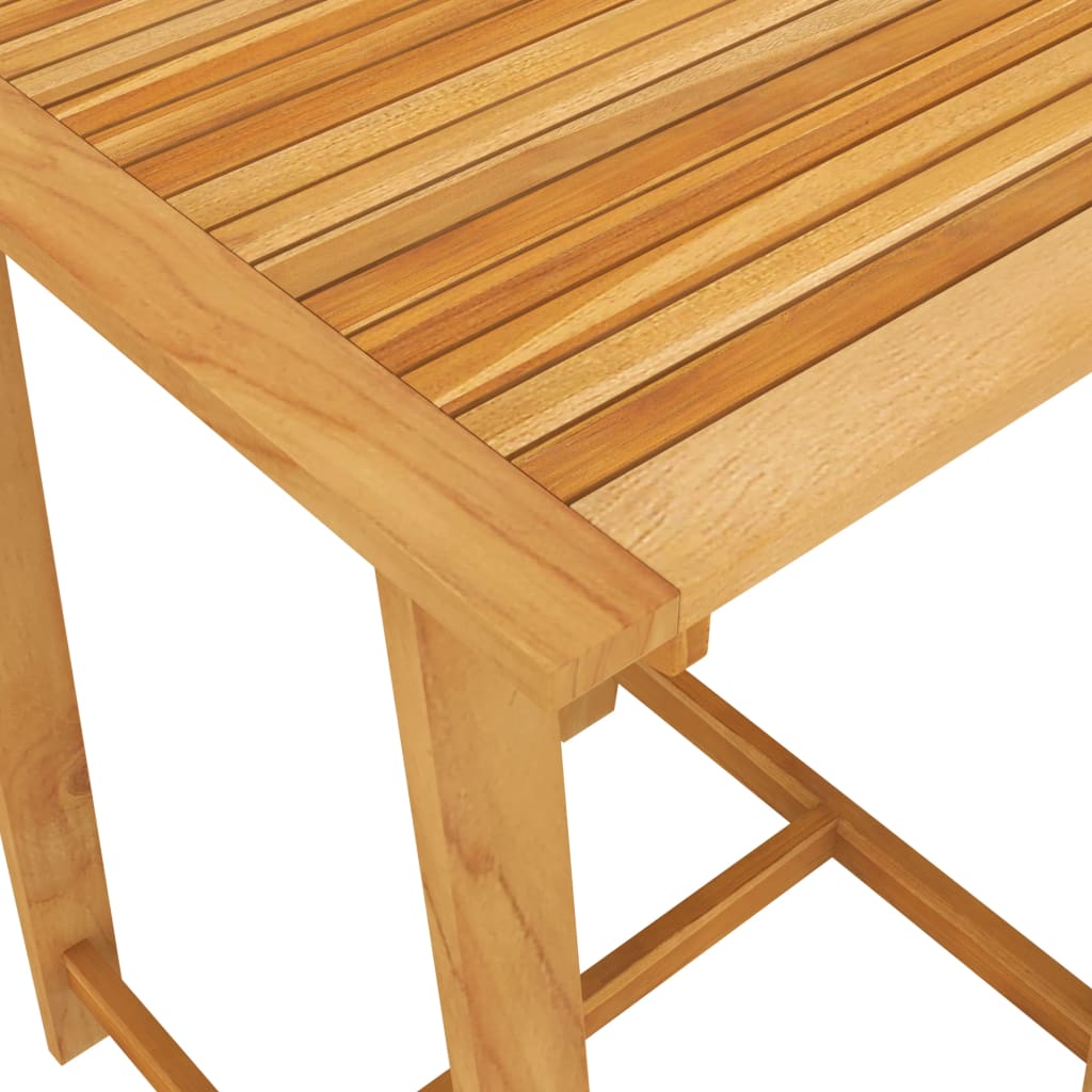 HKH Mesa de Bar para Jardim Madeira de Acácia Maciça - Marrom