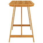 HKH Mesa de Bar para Jardim Madeira de Acácia Maciça - Marrom