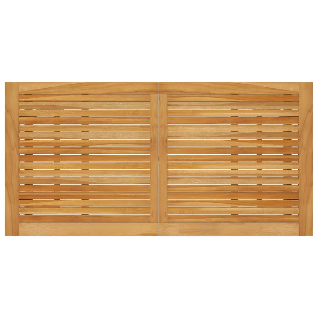 HKH Mesa de Bar para Jardim Madeira de Acácia Maciça - Marrom