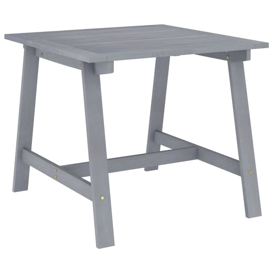 HKH Mesa de Jantar para Jardim Acácia Maciça - Cinzento