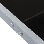 HKH Mesa de Jardim 130x130x72 Cm Aço e Vidro - Cinzento