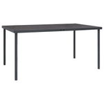 HKH Mesa de Jantar para Jardim Aço - Antracite
