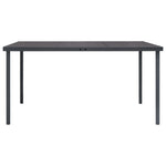 HKH Mesa de Jantar para Jardim Aço - Antracite