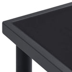 HKH Mesa de Jantar para Jardim Aço - Antracite