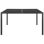 HKH Mesa de Jardim Aço e Vidro - Antracite