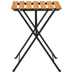 HKH Mesa de Bistrô 55x54x71 Cm Madeira de Acácia Maciça - Marrom