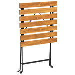 HKH Mesa de Bistrô 55x54x71 Cm Madeira de Acácia Maciça - Marrom
