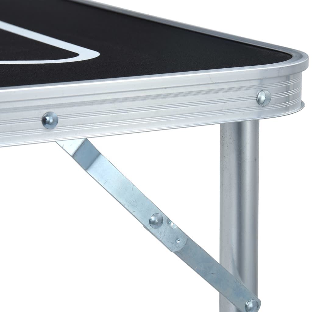 HKH Mesa de Beer Pong Dobrável com Copos e Bolas 240 cm