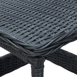 HKH Mesa de Jardim em Vime Pe 45x45x46,5 Cm -escuro - Cinzento