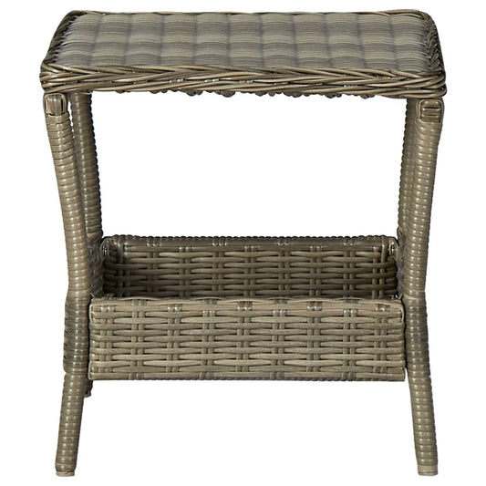 HKH Mesa de Jardim em Vime Pe 45x45x46,5 Cm Castanho - Marrom