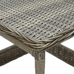 HKH Mesa de Jardim em Vime Pe 45x45x46,5 Cm Castanho - Marrom