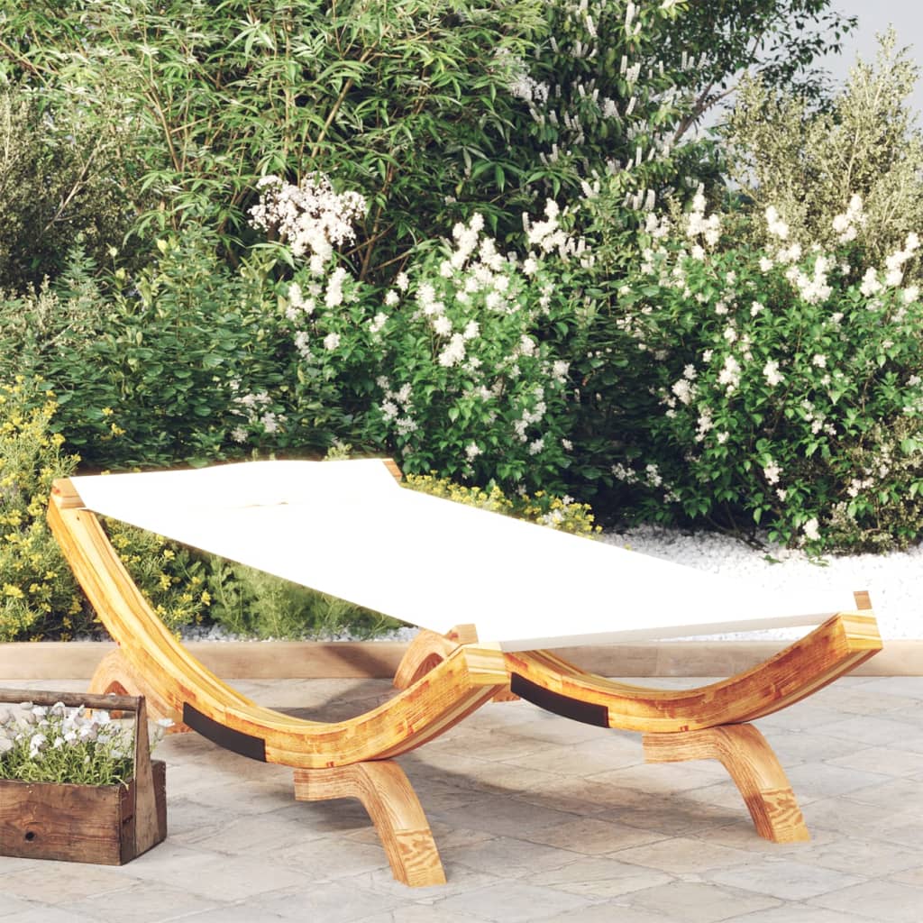 HKH Tumbona Exterior 100x188, Madera Curvada Color - Crema