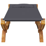 HKH Espreguiçadeira Exterior 100x188, Madeira Curva - Antracite