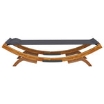 HKH Espreguiçadeira Exterior 100x188, Madeira Curva - Antracite