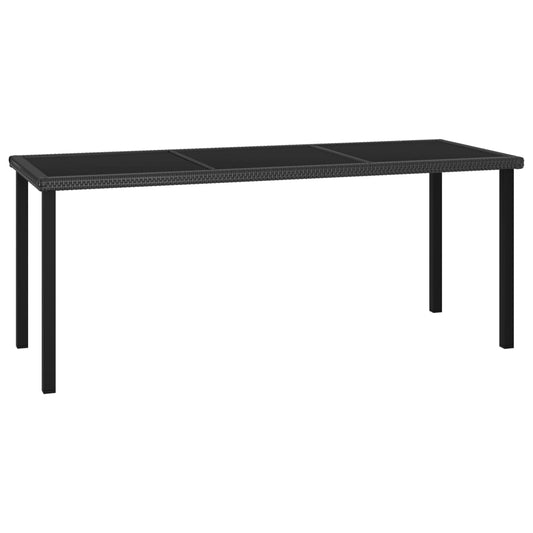 HKH Mesa de Jantar Jardim Vime Pe - Preto
