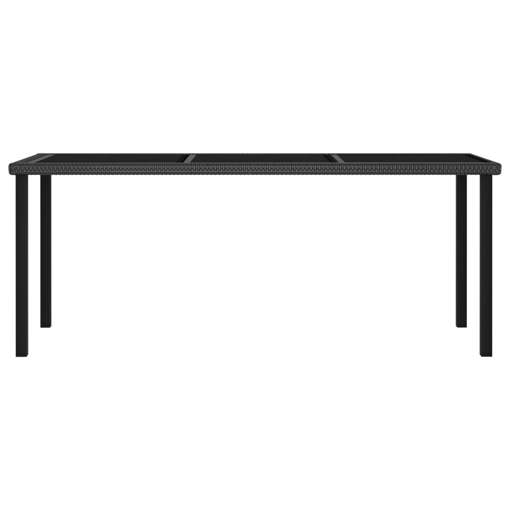 HKH Mesa de Jantar Jardim Vime Pe - Preto