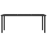 HKH Mesa de Jantar Jardim Vime Pe - Preto
