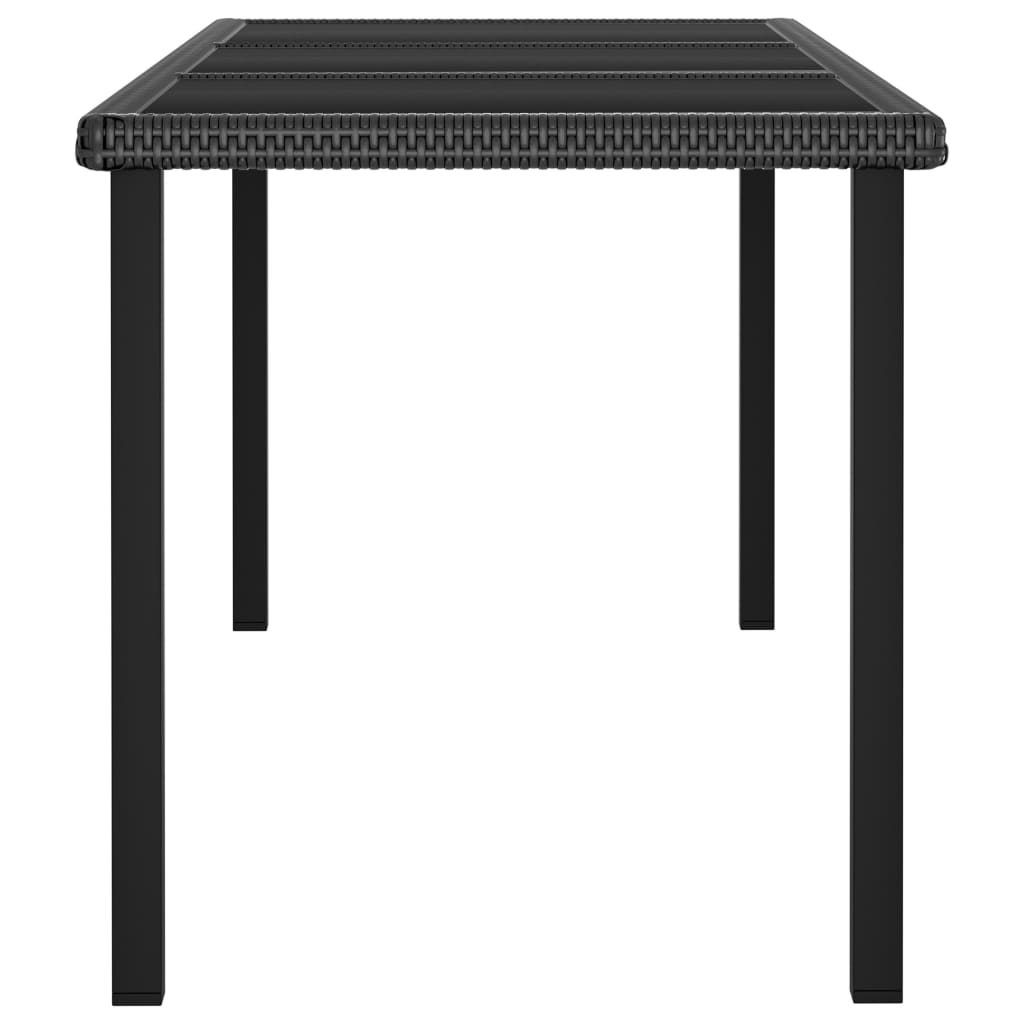 HKH Mesa de Jantar Jardim Vime Pe - Preto