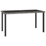 HKH Mesa de Jantar para Jardim Vime Pe - Cinzento