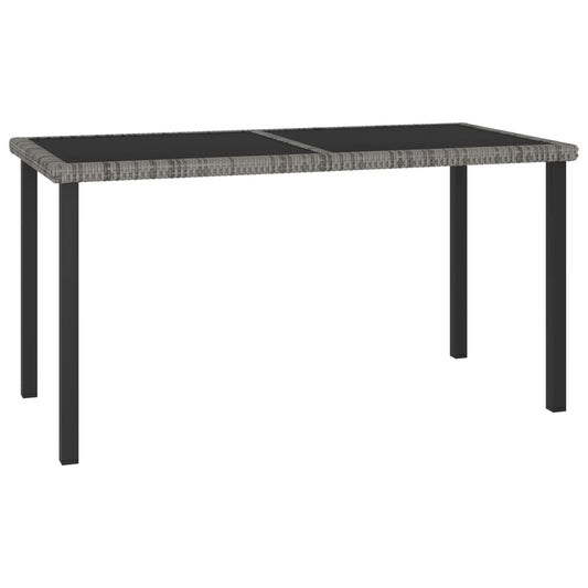 HKH Mesa de Jantar para Jardim Vime Pe - Cinzento