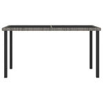 HKH Mesa de Jantar para Jardim Vime Pe - Cinzento