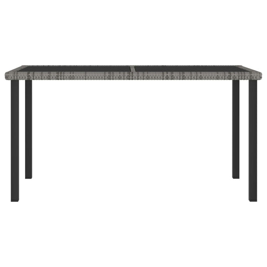 HKH Mesa de Jantar para Jardim Vime Pe - Cinzento