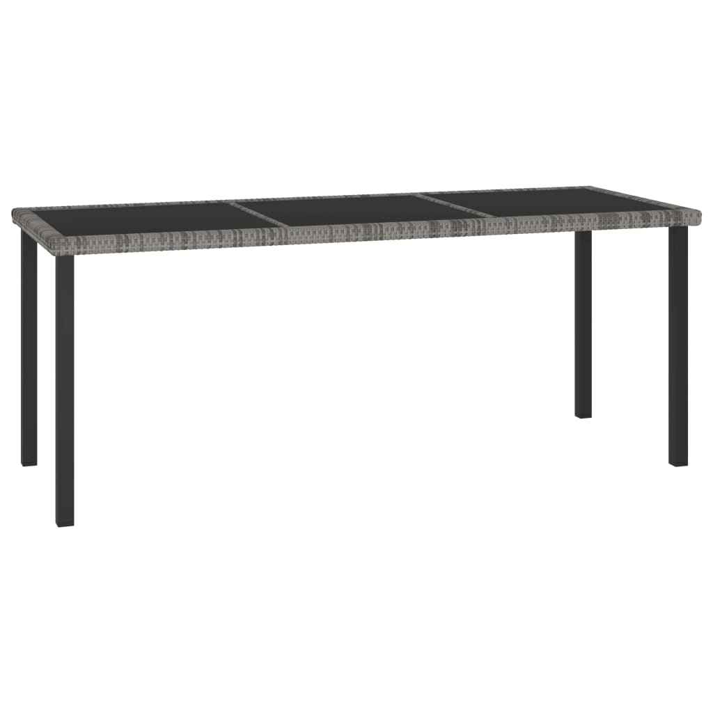HKH Mesa de Jantar para Jardim Vime Pe - Cinzento