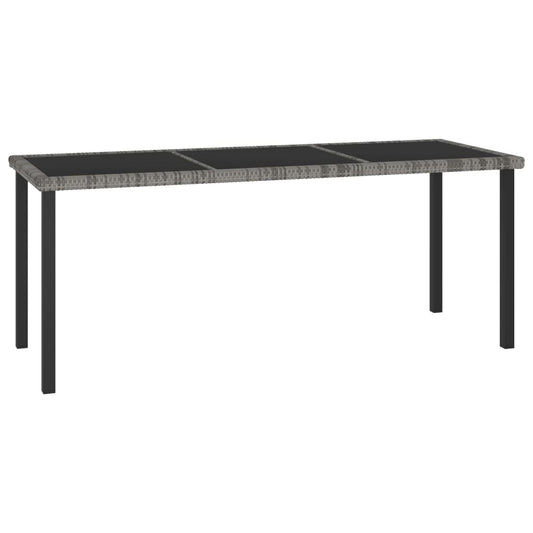 HKH Mesa de Jantar para Jardim Vime Pe - Cinzento