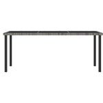 HKH Mesa de Jantar para Jardim Vime Pe - Cinzento