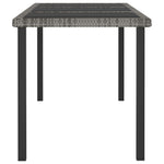 HKH Mesa de Jantar para Jardim Vime Pe - Cinzento