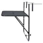 HKH Mesa para Varanda 60x40 Cm Aço - Preto