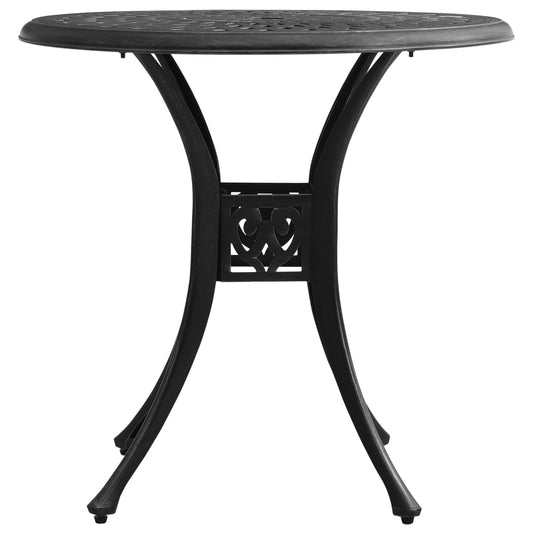 HKH Mesa de Jardim Alumínio Fundido - Preto